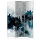 MISURE: ca. 135x172cm (larg. x alt.) - 3 pannelli (3x ca. 45x172 cm), stampa bilaterale su tela in TNT di qualità Premium. Lo stesso effetto visuale su entrambi i lati del paravento