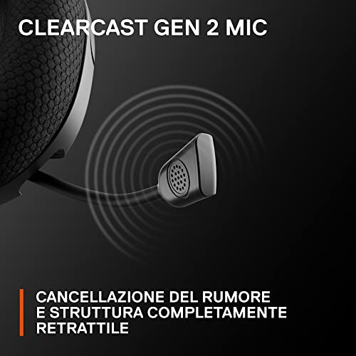 Arctis Nova 1X - Cuffie da gaming multisistema - Driver Hi-Fi - Audio spaziale a 360° - Cuscinetti auricolari in memory foam - Ultra leggere - Xbox, PS5, PS4, PC, Switch - Cuffia gaming - Immagine 7