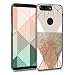Produktbild kwmobile Hülle kompatibel mit OnePlus 5T - Handyhülle Silikon Case - Glory Dreieck Beige Rosegold Weiß