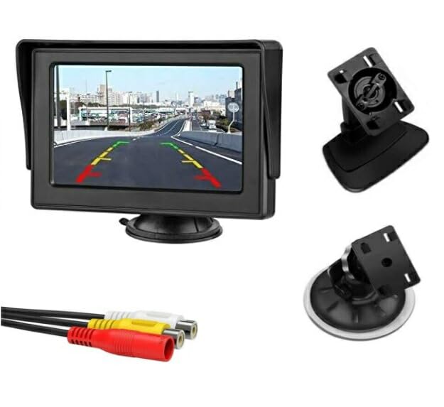 Amazon.co.jp: 車載モニター 4.3インチ 吸盤式 スタンド式 バック