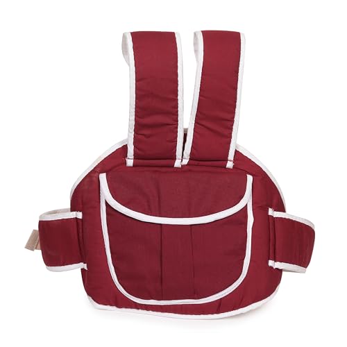 Image of MELVIS Kids Safety Belt for Two Wheeler with Reflective Strips, Portable Seat Belt Children Motorcycle Harness for Motorcycle Bike, Adjustable Safety Harness for Boys Girls (2-12years) (Maroon)