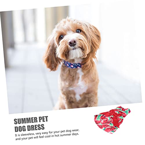 COLLBATH Vestidos Para Cães Pequenos Roupas Para Animais De Estimação Vestido Para O Verão Vestido F