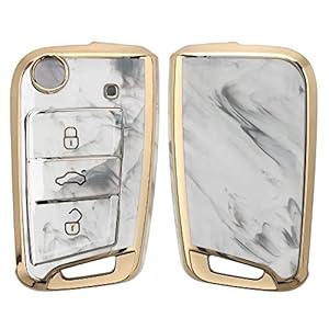 Autosleutelhoes – Marmeren TPU beschermhoes