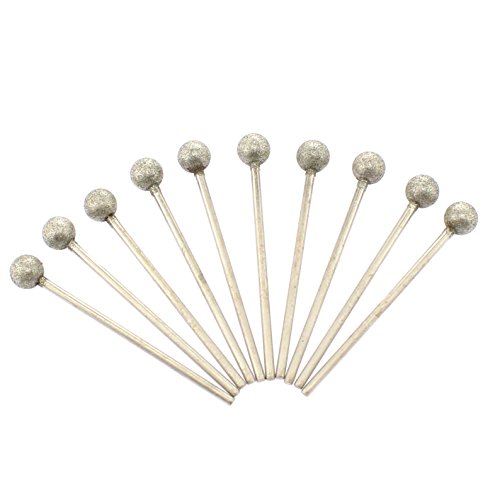 Fresas diamantadas bola 10mm pack 10 piezas miniatura 6