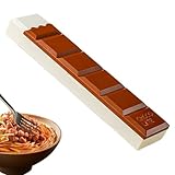 Pavsicgn Set De Tenedor Y Cuchara Para | Utensilios De Cocina Portátiles Reutilizables De Acero Inoxidable Con Estuche Con Forma De Tableta De Chocolate | Kit de Cubiertos Portátil,para Familia Amigos