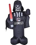 Morbid Enterprises Star Wars Darth Vader Lawn Inflatable, Black/Grey/Red, One Size