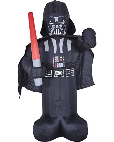 Morbid Enterprises Star Wars Darth Vader Lawn Inflatable, Black/Grey/Red, One Size,M37986,6