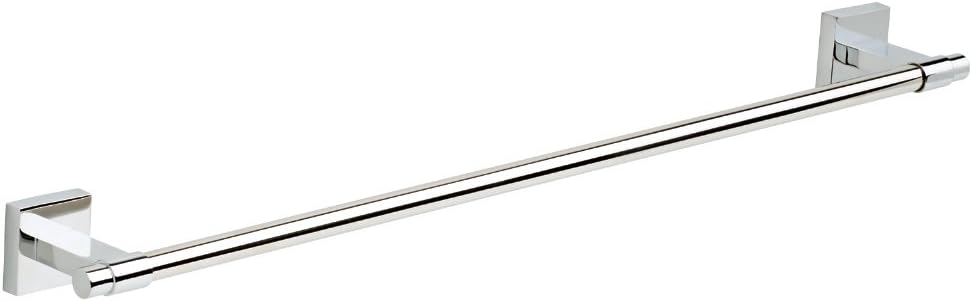 Franklin Brass MAX24-PC Maxted 24" Towel Bar in Chrome Polished Chrome 24 Inch 24 inch Towel Bar