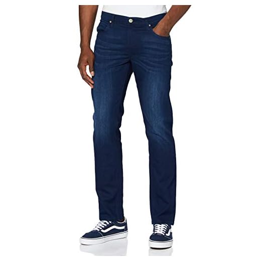 Lee Mäns Daren Zip Fly Ve Straight Jeans, Blå (blå skakning dr), 32W x 32L