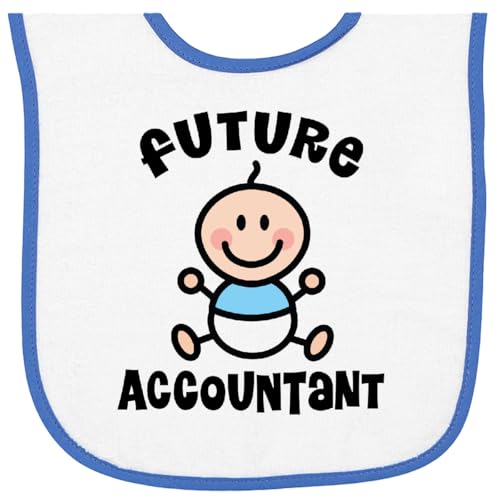 inktastic Future Accountant in Training Baby Gift Baby Terry Cloth Bib