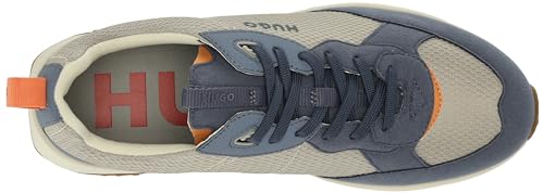 Image of HUGO Mens Running Style Mix Material Sneakers