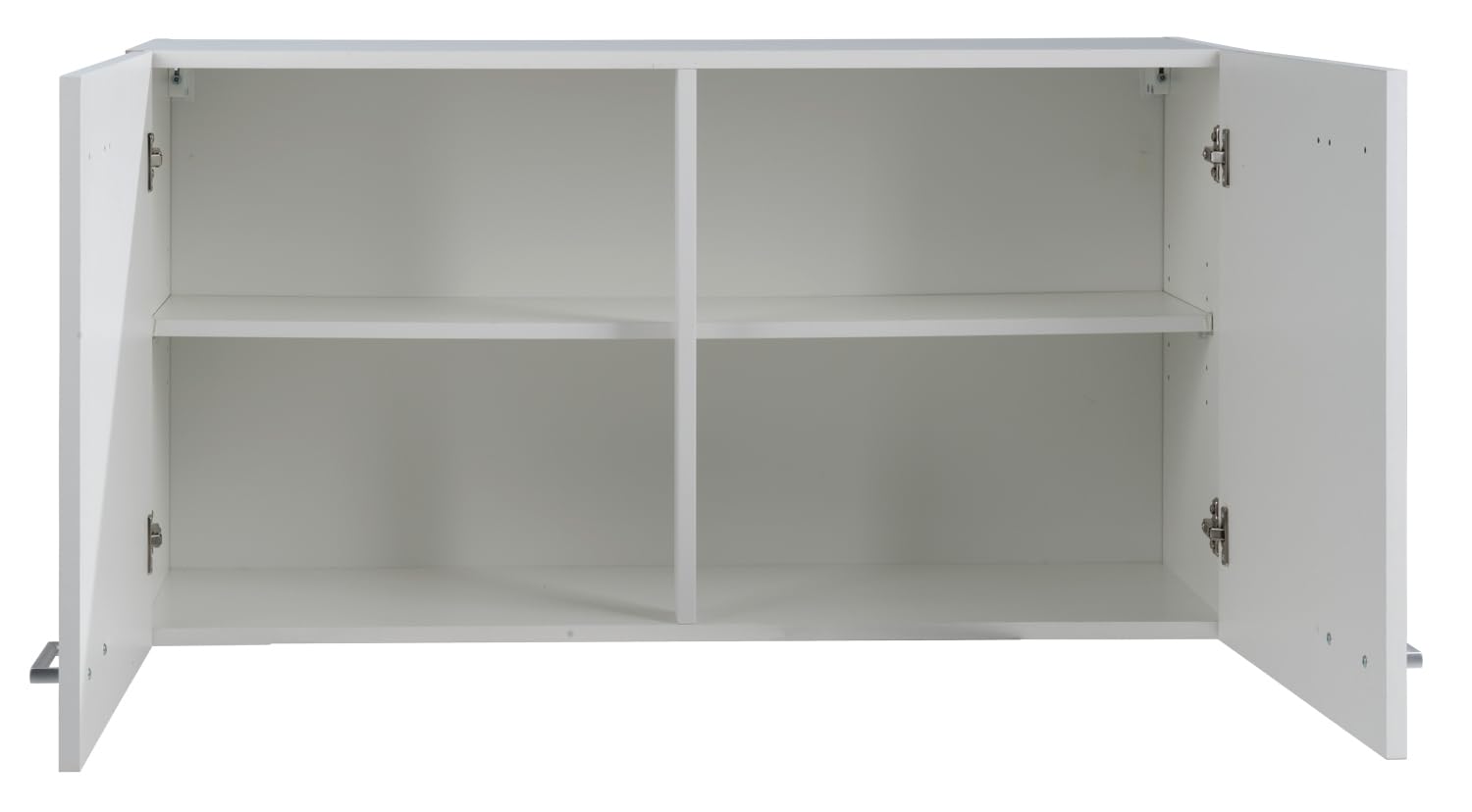 Nicht Zutreffend Küchenschrank - Eiche Sonoma - Weiß - 2 Türen - B 100 x H 54 x T 35 cm - Hängeschrank Oberschrank