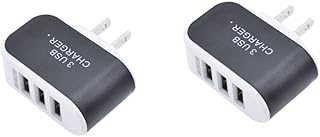 Generic Carregador USB 2Pcs Carregador De Parede Adaptador De Tomada De Carregador USB USB Um Adaptador De Tomada Adaptador USB Adaptador De Plugue USB Três Tomada USB Plugue De