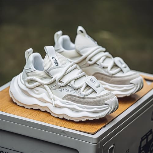 Men’s Vintage Chunky Sneakers - Retro Design, Cushioned Midsole, Anti-Slip Rubber Outsole, Mesh-Backed Suede Upper - Soft Sole for All-Day Comfort, Streetwear & Casual Adventures2