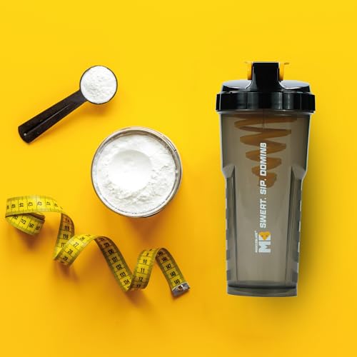 Image of MuscleBlaze Cyclone Blender Shaker (Black, 700ml) | 100% Leakproof, BPA-Free Blender Bottle | Ideal for Whey Protein, Preworkout & BCAA Shakes| Plastic