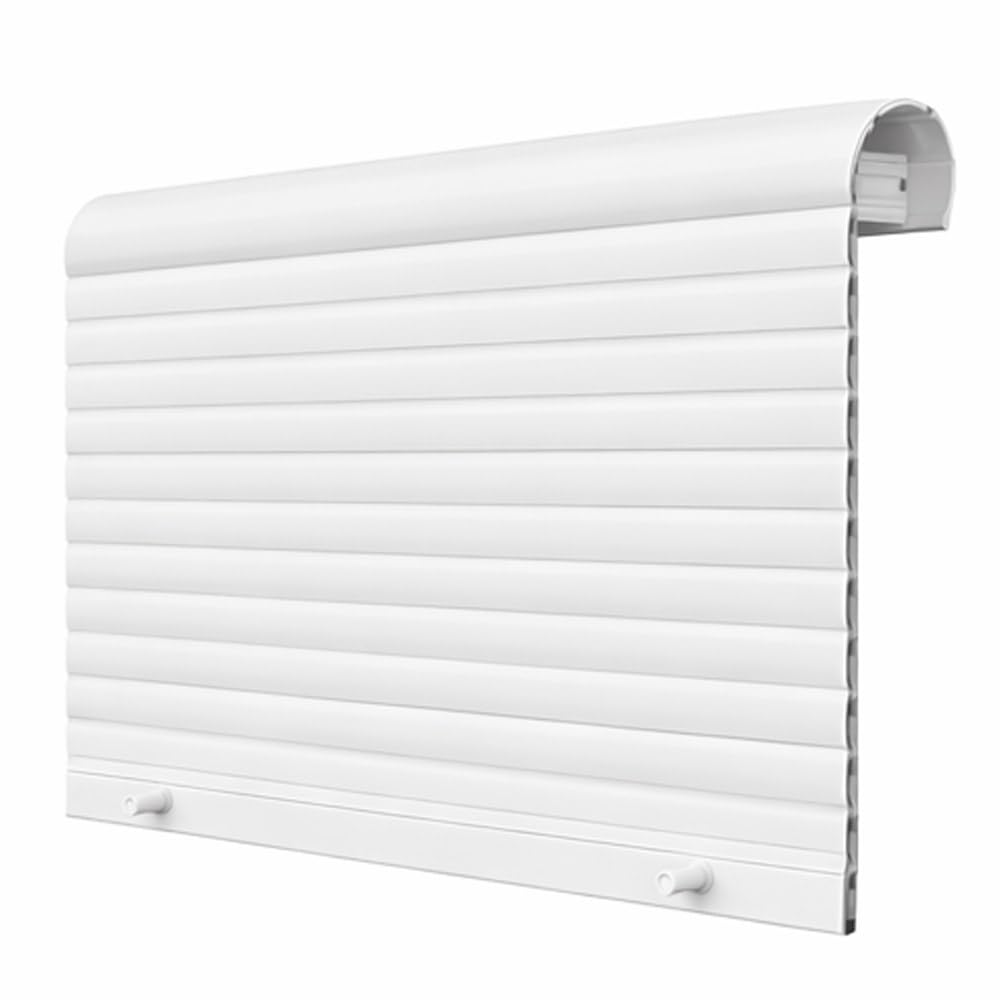 Persiana Enrollable de PVC | Lama Curva 50mm | Corte a Medida | Pertoni Tende (Alto 150cm x 150cm Ancho)