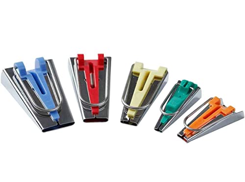 6-25 mm Sewing Quilting Bias Binding Maker Tool Set, Set of Fabric Bias Tape Maker Tool