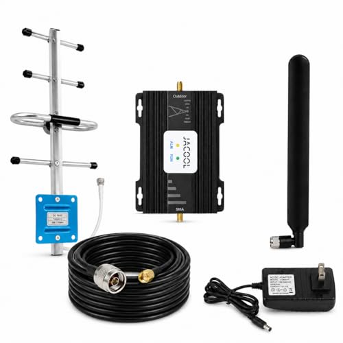 Image of Cell Phone Booster for AT&T & T-Mobile, 5G 4G LTE Band 12 /17 700MHz | AT&T & T-Mobile Cell Phone Signal Booster for Home, 3,000 Sq Ft, FCC Approved, Multi-User, Outside Signal Required