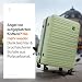 Travely Polycarbonat Koffer Groß 77cm XL - 100L Innenvolumen - 158cm Gurtmaß, sehr robuster Hartschalenkoffer mit sanften Rollen & TSA Schloss, Reisekoffer, Handgepäck Koffer, Reisekoffer mit Rollen