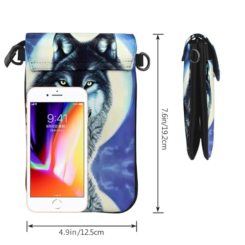 Sac loup en microfibre PU pour protéger téléphone et papiers