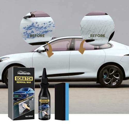 Kit de cera para reparar rayones en vehículo 2 piezas miniatura 3