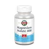 KAL® Magnesium Malate 400 | Chelated with Malic Acid for Energy Production | Supports Healthy Muscle Function | 90 Vegetarian Tablets