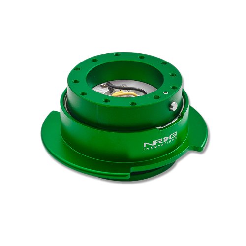 NRG Innovations SRK-250GN Kit de libération rapide (corps vert/anneau en titane chromé) Cover