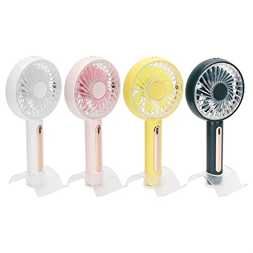 HAOSHAN Hand gehouden Elektrische Fan Desktop Verstelbare Mini Fan met Telefoon Stand 4 Windsnelheid Airconditioning… - Image 8
