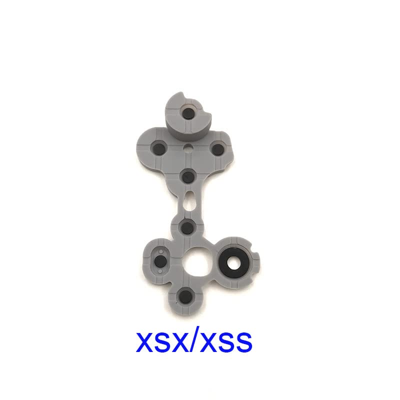 YANHAO [Parti di Videogiochi] 10pcs Gomma conduttiva for Xbox One/Pulsante Chiave Controller Sottile for Xbox Elite 2 Serie S/X Gamepad Contatto Cuscinetti in Gomma [Sostituire] (Color : One S)