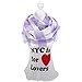 Woman Buffalo Plaid Infinity Scarf – Colorful Lumberjack Unisex Soft Cashmere Like Winter Fall Circle Loop Fashion Lightweight Cozy, Purple & white