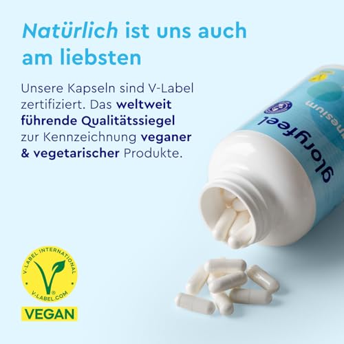 Magnesiumcitrat 365 Kapseln - Elementares Magnesium Hochdosiert - Gut verträgliches & hoch bioverfügbares Tri-Magnesium Dicitrat - Vegan, laborgeprüft & ohne Zusätze