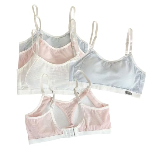 5Packs Teenager Girls,Training Bras for Girls 12-18,Kids Bra,Youth Sports Bra
