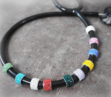 Stethoscope Charm"Bling Your Steth!" - Color:" ICE" Sold: Each New …