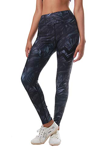 Legging Black Palms Alpha la silhouette ajustée en coupe regular noire