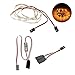 MOOKEENONE 2* RC Airplane LED Strips RC Fixed Wing Plane Model Remote Controll LED Light Strip