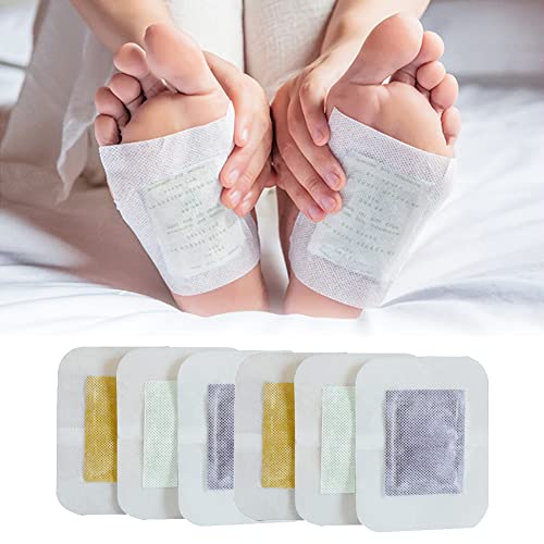 Detox Foot Patches, Foot Pads, Natural Cleansing Foot Pads, Relieve Stress Foot & Body Care, Sleep Better, 6 Pcs
