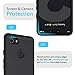 TUDIA DualShield Designed for Google Pixel 3 XL Case (2018), [Merge] Shockproof Military Grade Raised Edge Slim Dual Layer Heavy Duty Protection - Matte Black