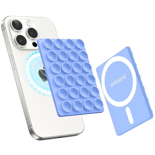 amBand Airplane Travel Essential Accessories Phone Holder for Women Men, Magnetic Suction Cup Phone...