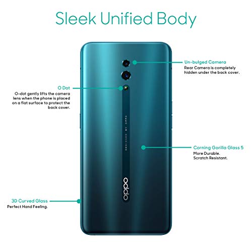 Image of Oppo Reno (Ocean Green, 8GB RAM, 128 GB Storage)