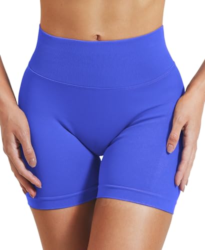 Image of VOYJOY Women Workout Impact Shorts 2.5 inch / 3.6 inch / 4.5 inch / 6 inch Scrunch Butt Booty | Tummy Control, High Waisted, Bike Short, Gentle Compression, for Women