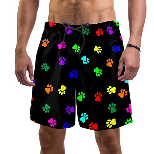 Maillots de bain pour hommes JDEZ short de plage imprimé