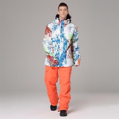 Conjunto De Fato De Esqui De Duas Peças Para Homem, Conjunto De Roupas De Montanhismo À Prova De Águ