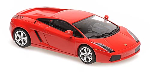 Lamborghini Gallardo 2004 miniature 1:43 rouge, le cadeau idéal de collection