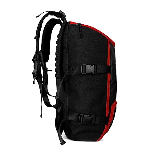 Bont Skates - Multi Sport Skate Backpack Travel Bag - Inline Ice Roller Speed Skating (Red) #TOP2