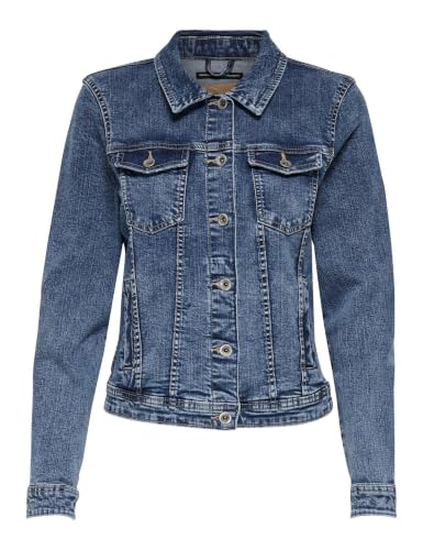 ONLY Denim Jacket ONLTIA Denim Jacket Medium Blue Denim 36 Medium Blue Denim 36