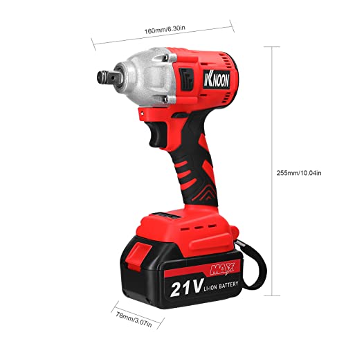 XiaoXIN Haushalt 2in1 21V Bohrmaschine Elektrischer Schraubenschlüssel Set Drehwege Einstellung Hohes Drehmoment… – Bild 8