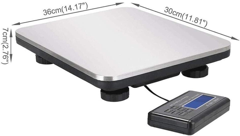 for Kitchen and Jewelry Electronic Scale 300kg Display Commercial Courier Parcel Fruit Multifunctional Weighing Scale Home (Apple Green 300Kg/0.1kg)