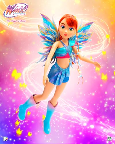 Winx Club Fairy Doll – Bloom with Glitter Wings & Articulated Joints – Magical Transformation Outfit – Removable Accessories… – Ansicht 8