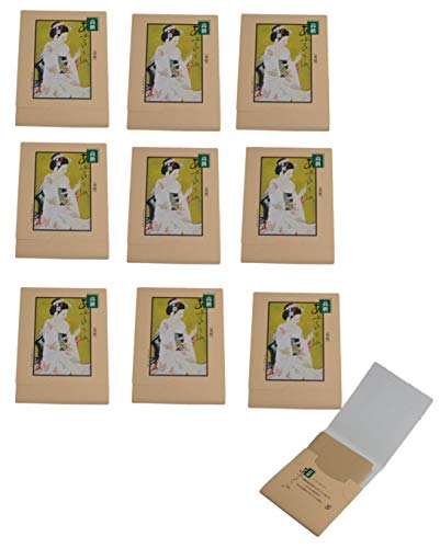 Maiko Japanese Premium Oil Blotting Paper 100 Sheets Packs of 10