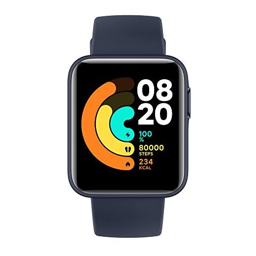 Xiaomi Mi Watch Lite - Reloj Inteligente, Pantalla LCD TFT de 1.4 '', Monitor Sueño, Giroscopio 6 Ejes, 7 Modos Deportivos, Monitor 24/7, 5 ATM, Azul Navy